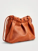 Thetis Straw Drawstring Bucket Bag