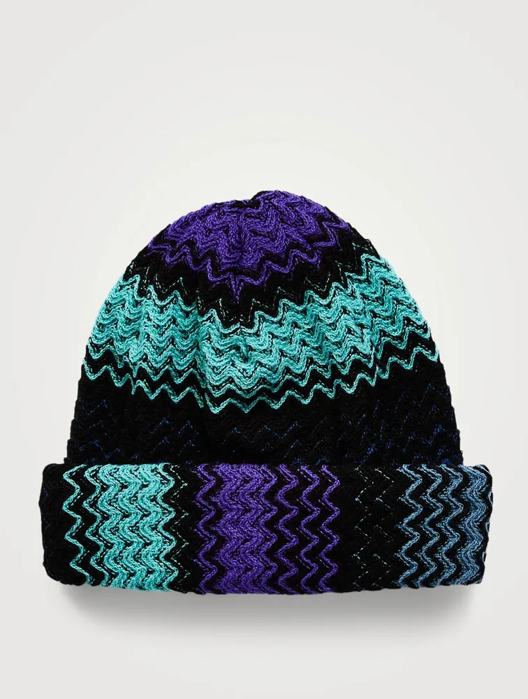 Wool Zig-Zag Beanie
