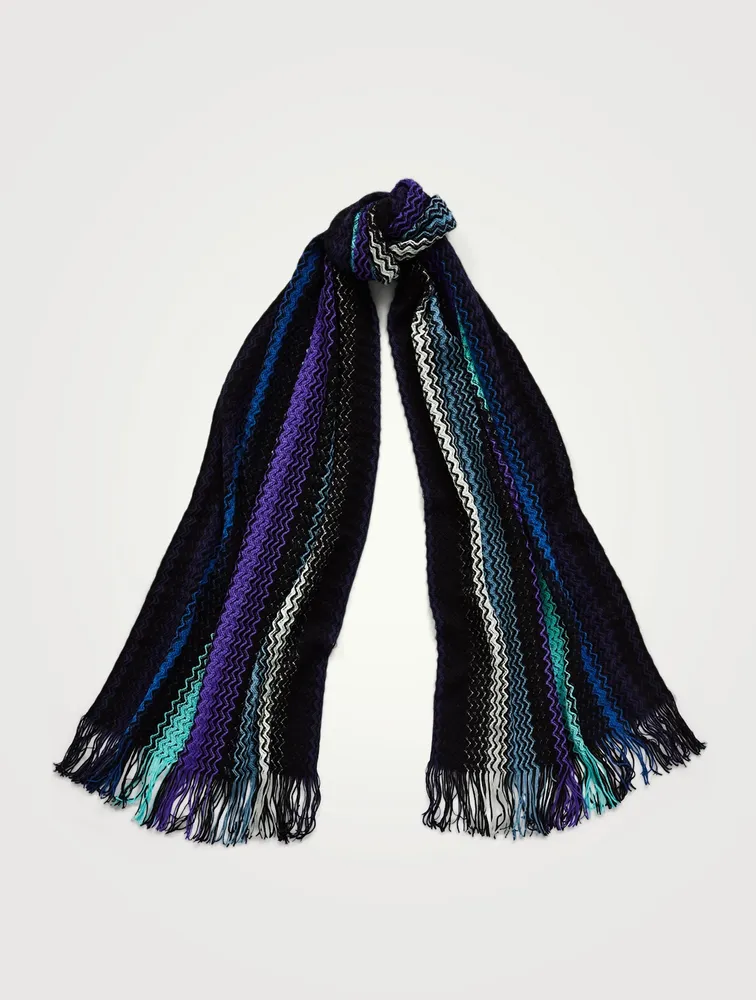 Wool Zig-Zag Scarf