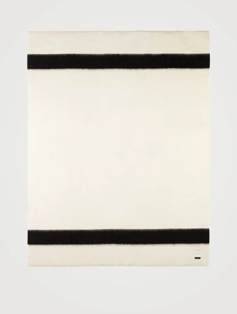 The Siempre Recycled Alpaca-Blend Blanket
