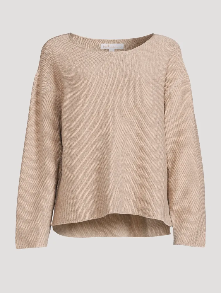 Coastal Cotton Crewneck Sweater