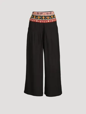 Organic Cotton Palazzo Pants