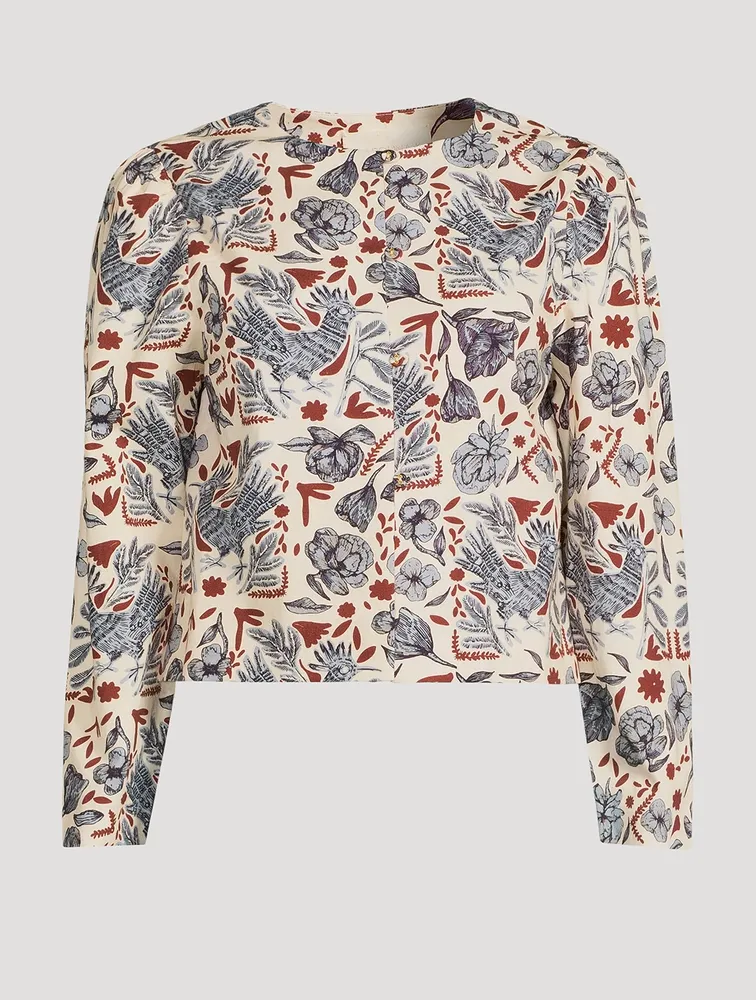 Ali Organic Cotton Jacket Belen Birds
