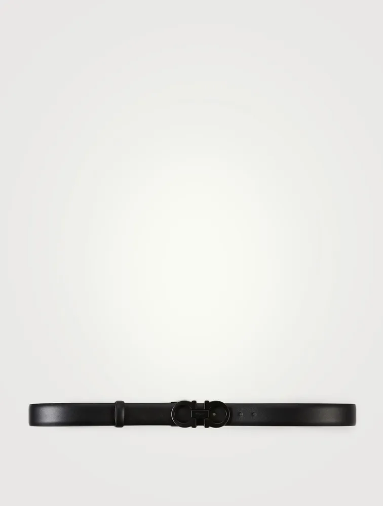Gancini Reversible Leather Belt