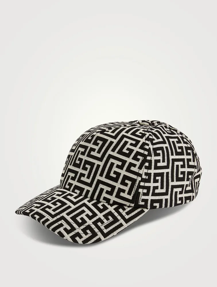 Cotton Monogram Baseball Cap
