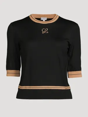 Wool Cropped Sweater