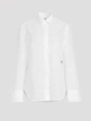 Cotton Wide-Sleeve Shirt