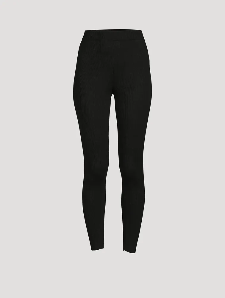 Organic Cotton Ribbed Leggings