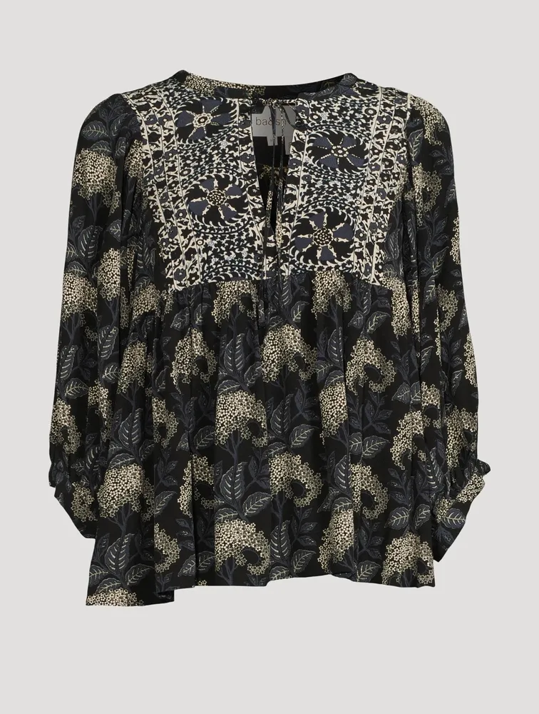 Garry Blouse Floral Print