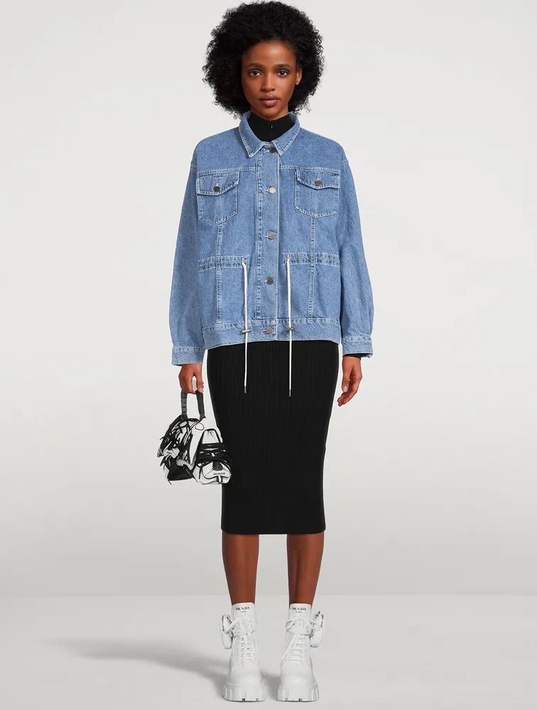 Edson Drawstring Denim Jacket