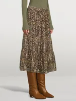 Gellio Midi Skirt Print