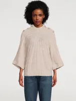 Barthy Sweater With Crystal Buttons