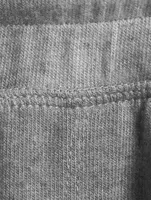 Wide-Leg Cropped Sweatpants