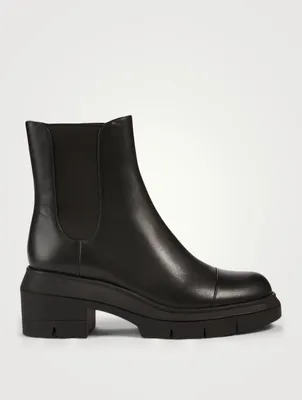 Norah Leather Heeled Chelsea Boots