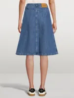 Denim Midi Skirt