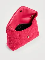 Toy Loulou YSL Monogram Bouclé Chain Bag