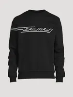 Flocked Logo Sweatshirt