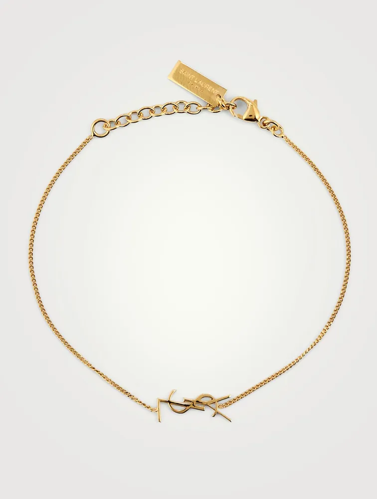 YSL Monogram Chain Bracelet