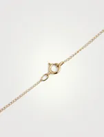 Turquoise Byrdie Heart 10K Gold Chain Necklace