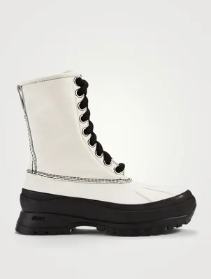 Leather Combat Boots