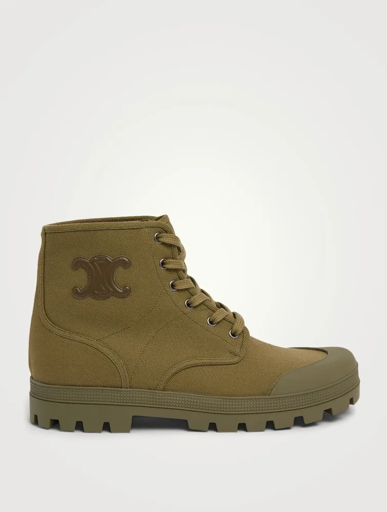 Patapan Canvas Ankle Boots