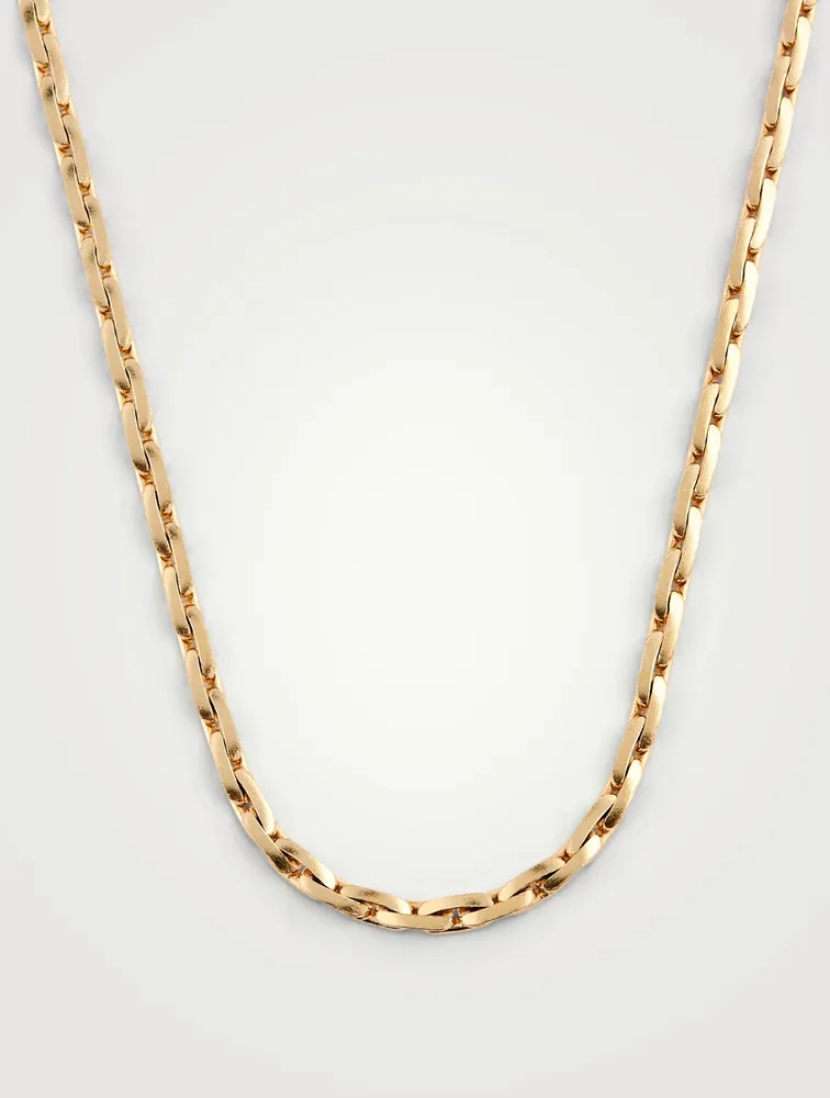 16-Inch Strada 14K Gold Plated Chain Necklace