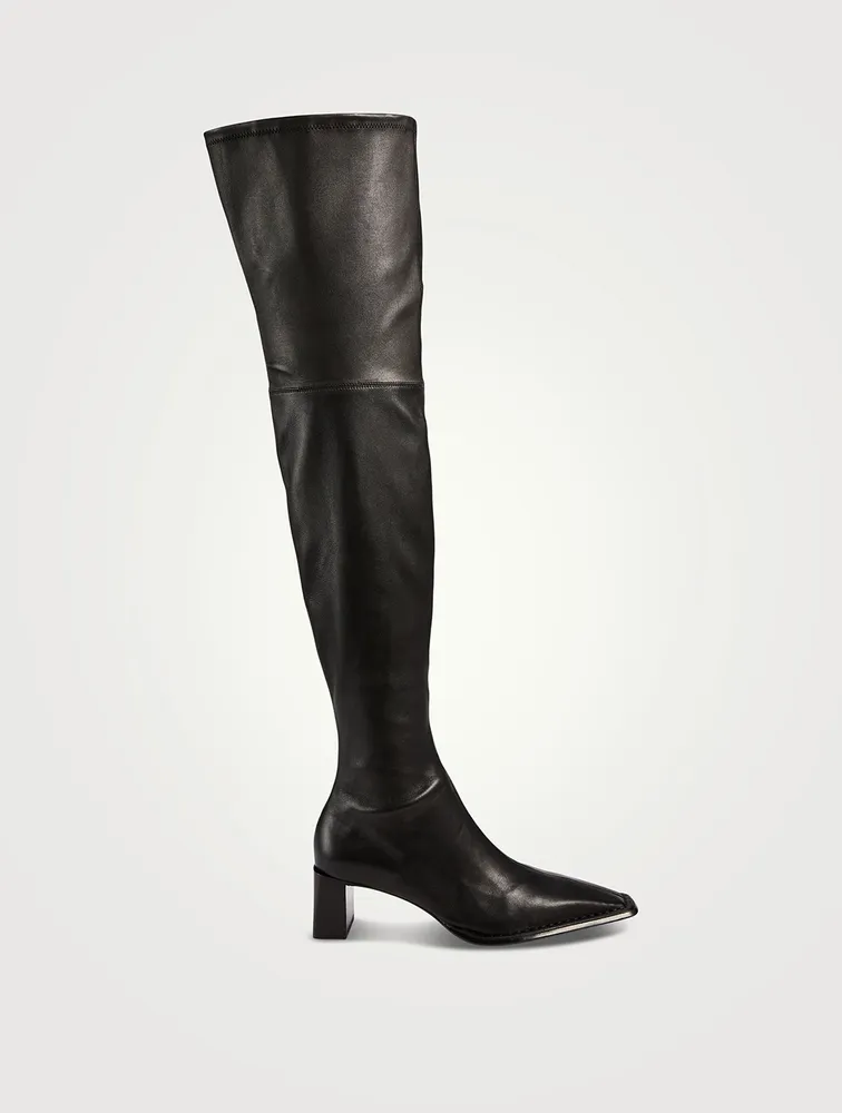 Aldrich Leather Thigh-High Boots
