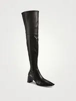 Aldrich Leather Thigh-High Boots