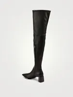 Aldrich Leather Thigh-High Boots
