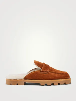 Ronnie Shearling Flat mules