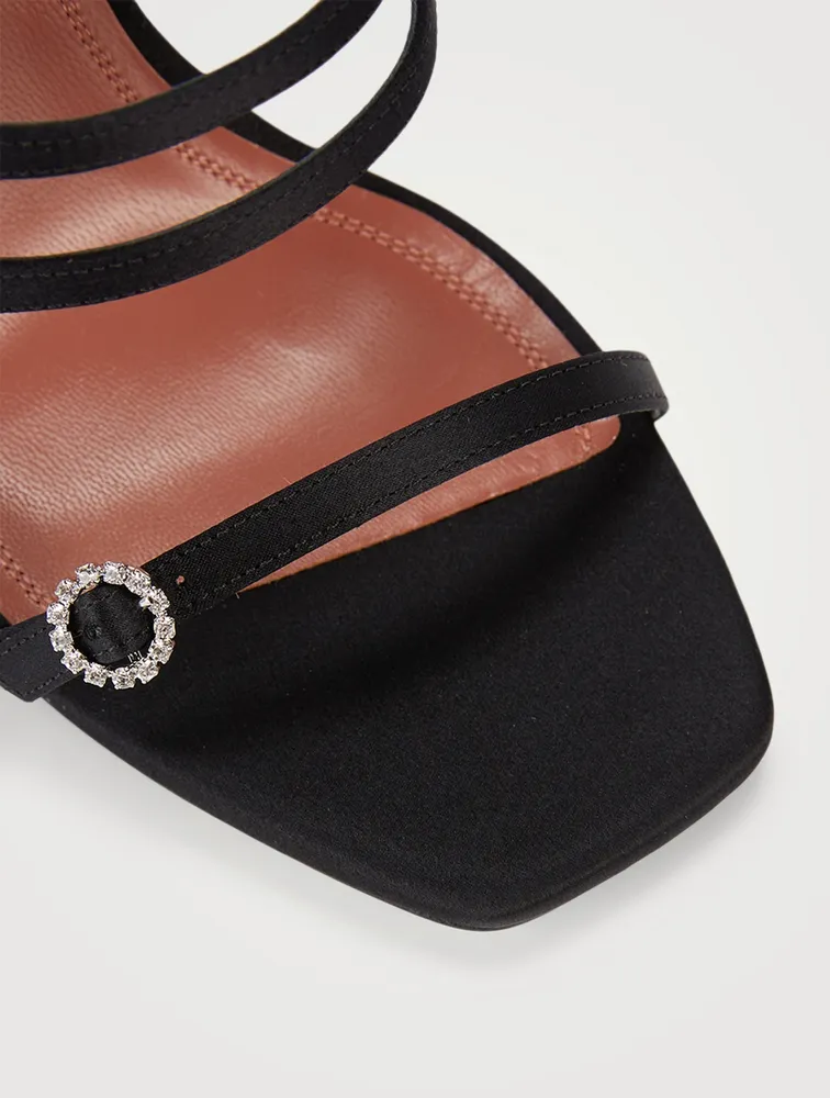Robyn Satin Heeled Sandals
