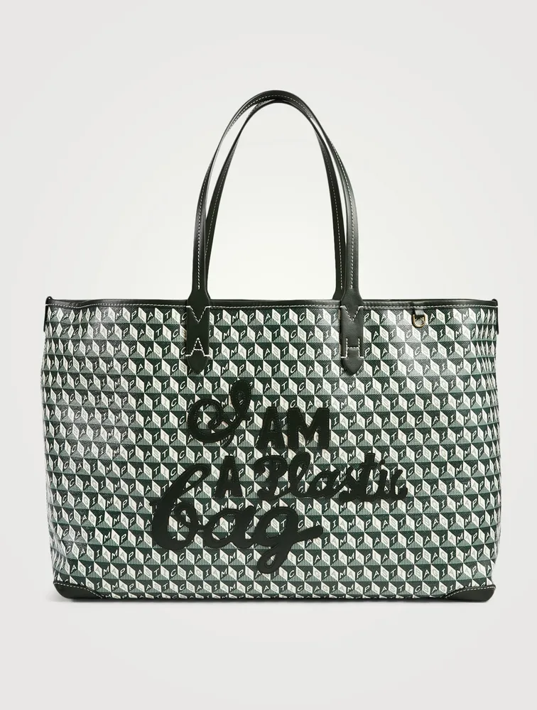 Large I Am A Plastic Bag Tote Bag