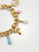 Cali 18K Gold-Plated Silver Charm Bracelet