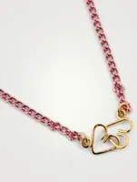 Chain Necklace With Heart Pendant