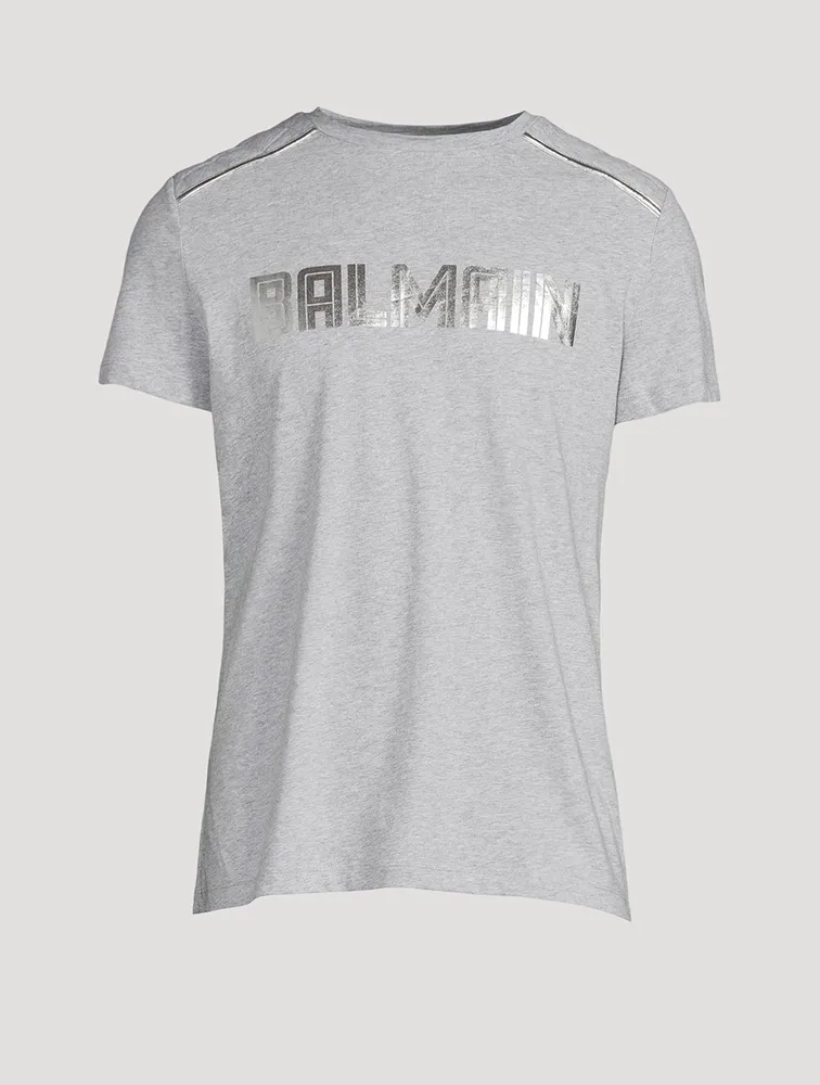 Logo T-Shirt With Quilted Shoulders