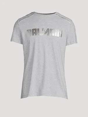 Logo T-Shirt With Quilted Shoulders