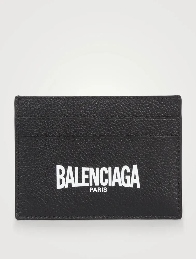 Leather Card Holder With Logo