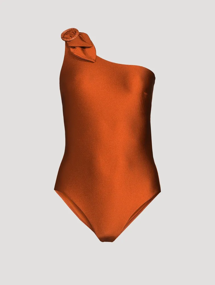 Estelle Buckle Shoulder One-Piece Swimsuit