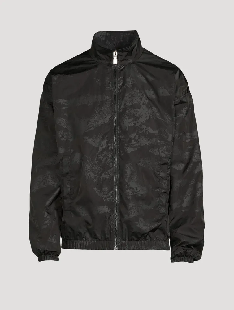 Nylon Jacket Tiger Camo Print