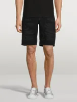 Distressed Denim Shorts