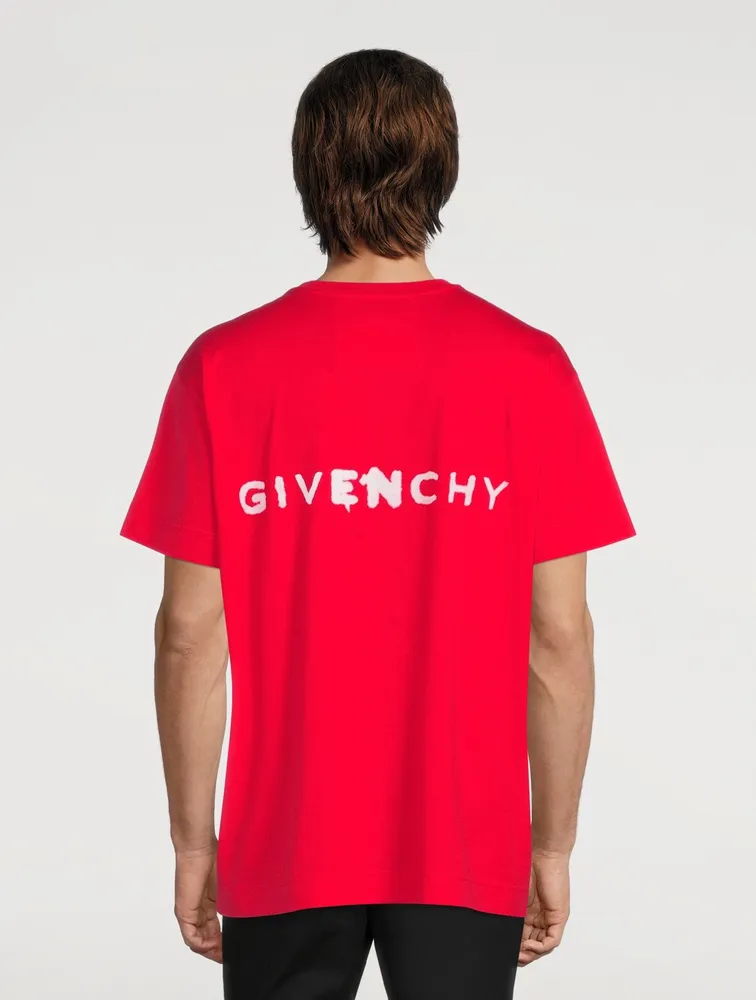 Oversized T-Shirt With Gothic Logo