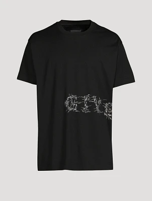 Barbed Wire Vintage Oversized T-Shirt