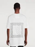 Cotton T-Shirt With Bandana Patch