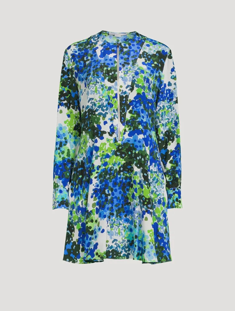Noa Silk Printed Mini Dress