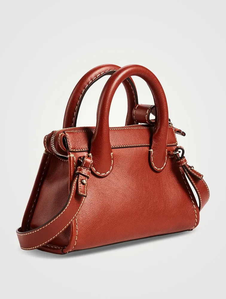 Mini Edith Leather Satchel
