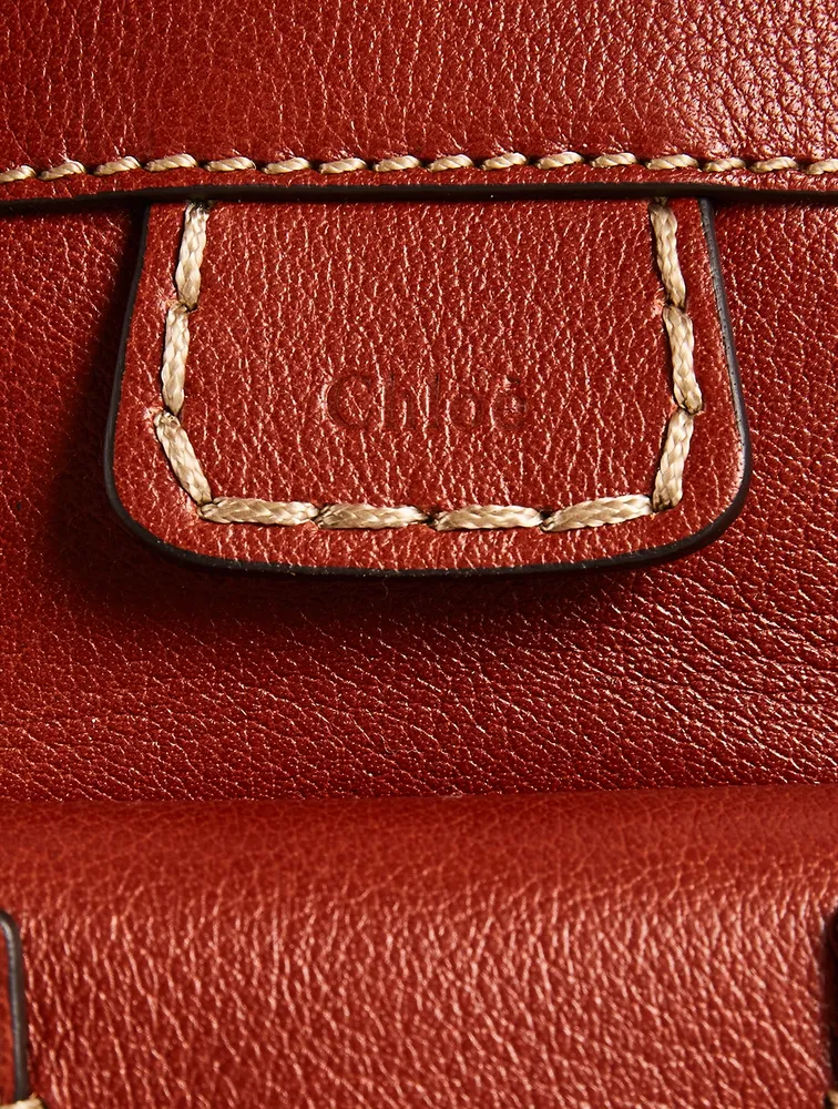 Mini Edith Leather Satchel
