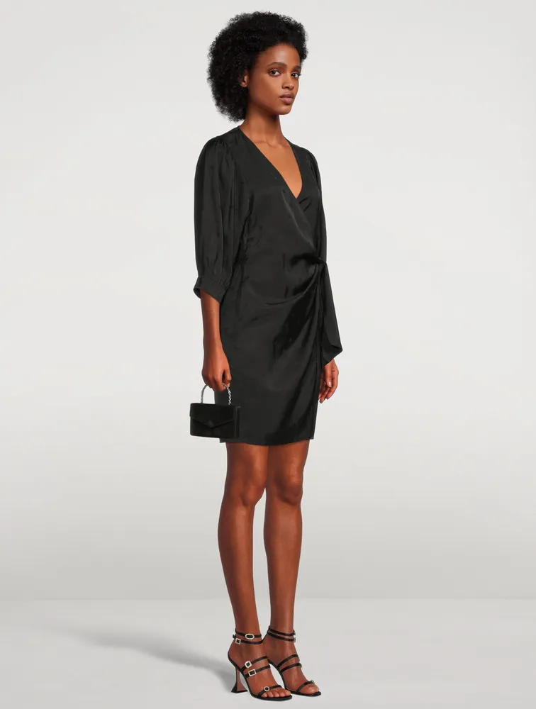 Celestina Mini Wrap Dress