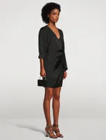 Celestina Mini Wrap Dress