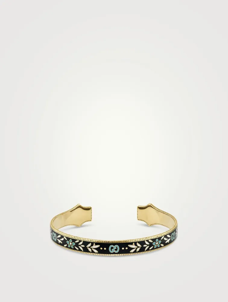 Icon 18K Gold Cuff Bracelet