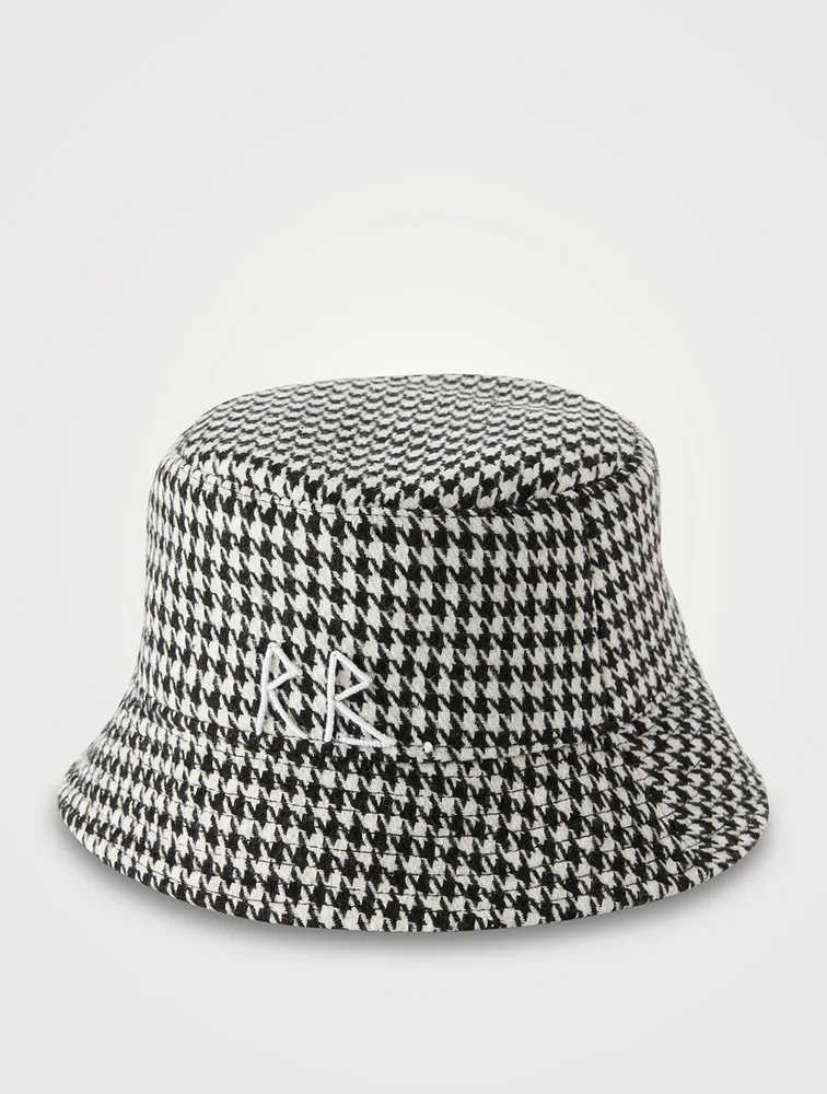 Houndstooth Bucket Hat